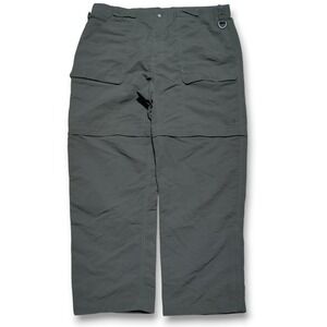The North Face Convertible Cargo Pants Gray Mens Size XL Gorpcore Performance